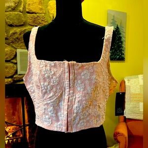 Light pink floral top